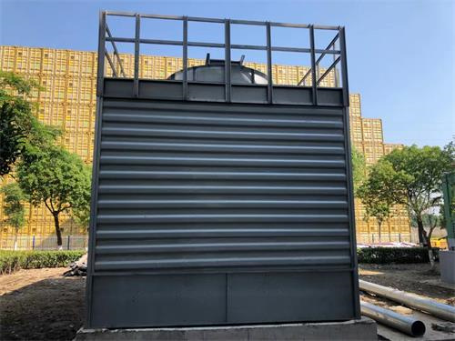 橫流冷卻塔各部件類型有多種還有哪些特點呢？(橫流式冷卻塔結構圖片)